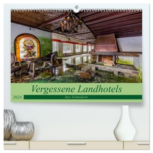 Schmiderer, Ines. Vergessene Landhotels (hochwertiger Premium Wandkalender 2024 DIN A2 quer), Kunstdruck in Hochglanz - Lost Places. Calvendo, 2023.