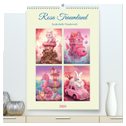 Rosa Traumland. Zauberhafte Wunderwelt (hochwertiger Premium Wandkalender 2024 DIN A2 hoch), Kunstdruck in Hochglanz