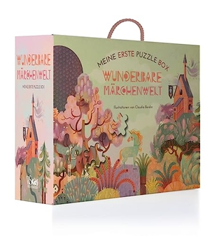 Wunderbare Märchenwelt. Meine Erste Puzzle Box. Beeindruckend illustriert - Puzzle Set, Puzzle mit 36 Teilen, Bilderbuch, Poster; Puzzle für Kinder ab 4 Jahren. White Star Verlag, 2023.