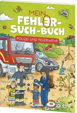 Mein Fehler-Such-Buch - Polizei und Feuerwehr - Abwechlungsreiches Rätsel- und Beschäftigungsbuch für Kinder ab 6 Jahren. Loewe Verlag GmbH, 2024.