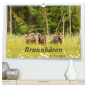 Braunbären in Europa (hochwertiger Premium Wandkalender 2024 DIN A2 quer), Kunstdruck in Hochglanz