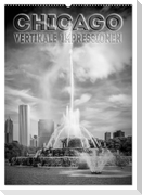 CHICAGO Vertikale Impressionen (Wandkalender 2024 DIN A2 hoch), CALVENDO Monatskalender