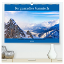 Bergparadies Garmisch - traumhafte Impressionen (hochwertiger Premium Wandkalender 2024 DIN A2 quer), Kunstdruck in Hochglanz