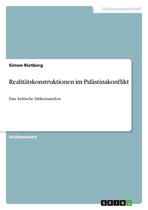 Rietberg, Simon. Realitätskonstruktionen im Palä