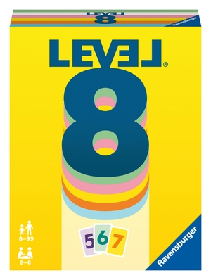 Ravensburger 20865 - Level 8, Das beliebte Kartenspiel für 2-6 Spieler ab 8 Jahren / Familienspiel / Reisespiel / Perfekt als Geschenk. Ravensburger Spieleverlag, 2022.