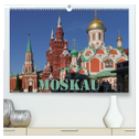 Moskau (hochwertiger Premium Wandkalender 2024 DIN A2 quer), Kunstdruck in Hochglanz