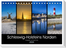 Schleswig-Holsteins Norden (Tischkalender 2024 DIN A5 quer), CALVENDO Monatskalender