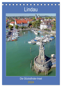 Lindau. Die Glücksfinder-Insel (Tischkalender 2024 DIN A5 hoch), CALVENDO Monatskalender