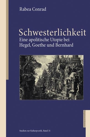Conrad, Rabea. Schwesterlichkeit - Eine apolitische Utopie bei Hegel, Goethe und Bernhard. Königshausen & Neumann, 2026.
