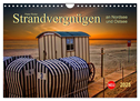 Strandvergnügen - an Nordsee und Ostsee (Wandkalender 2025 DIN A4 quer), CALVENDO Monatskalender
