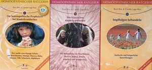 Roy, Ravi / Carola Lage-Roy. Homöopatische Ratgeber Ratgeberpaket Thema Impfen. Lage & Roy Verlag, 2001.