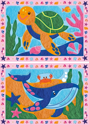 My First CreArt, Kneten nach Zahlen - Wal und Schildkröte. Ravensburger Spieleverlag, 2026.