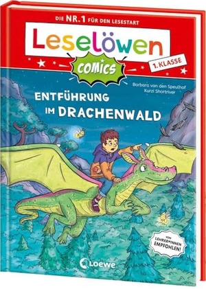 Speulhof, Barbara van den. Leselöwen Comics 1. Klasse - Entführung im Drachenwald - Jetzt als Comic-Buch! - Die Nr. 1 für den Lesestart - Mit Leselernschrift ABeZeh - Erstlesebuch für Kinder ab 6 Jahren. Loewe Verlag GmbH, 2025.