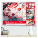 Die Essenz von China - Chinesische Landschaften und Symbole in Harmonie (hochwertiger Premium Wandkalender 2025 DIN A2 quer), Kunstdruck in Hochglanz
