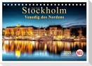 Stockholm - Venedig des Nordens (Tischkalender 2025 DIN A5 quer), CALVENDO Monatskalender
