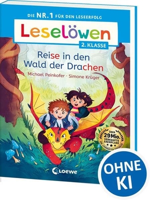 Peinkofer, Michael. Leselöwen 2. Klasse - Reise in den Wald der Drachen - Die Nr. 1 für den Leseerfolg als praktische Broschurausgabe für unterwegs - Erstlesebuch mit Silbenfärbung für Kinder ab 7 Jahren. Loewe Verlag GmbH, 2026.