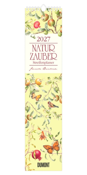 Neumann Verlage GmbH & Co KG (Hrsg.). Naturzauber Streifenplaner 2027 - Wandplaner 11,3x49,5 cm mit floralen Illustrationen von Janneke Brinkman, Platz für Termine und Notizen, ideal für Küche, Flur & Büro. Neumann Verlage GmbH & Co, 2026.