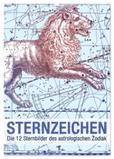 Sternzeichenkalender (Wandkalender 2024 DIN A2 hoch), CALVENDO Monatskalender