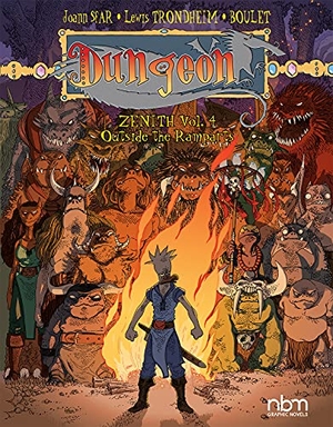 Trondheim, Lewis / Joann Sfar. Dungeon: Zenith Vol. 4 - Outside the Ramparts. Ablaze Publishing, 2021.