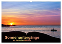 Sonnenuntergänge an der Atlantikküste (Wandkalender 2025 DIN A2 quer), CALVENDO Monatskalender