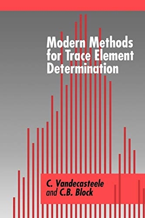 Vandecasteele / Block. Modern Methods for Trace Element Determ. John Wiley & Sons, 1997.