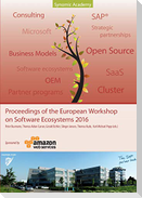 Proceedings of the European Workshop on Software Ecosystems 2016