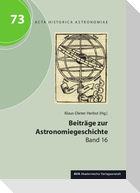 Beiträge zur Astronomiegeschichte