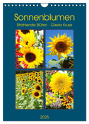 Sonnenblumen - Strahlende Blüten (Wandkalender 2025 DIN A4 hoch), CALVENDO Monatskalender