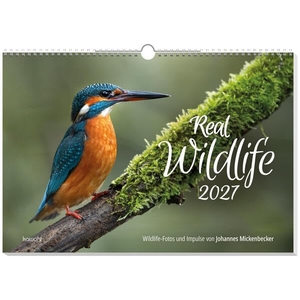 Real Wildlife 2027 - Wildlife-Fotos und Texte von Johannes Mickenbecker. Kawohl Verlag GmbH, 2026.