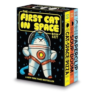 Barnett, Mac. The First Cat in Space 3-Book Box Set - A Graphic Novel Collection: The First Cat in Space Ate Pizza, The First Cat in Space and the Soup of Doom, The First Cat in Space and the Wrath of the Paperclip. Thomas Nelson, 2026.