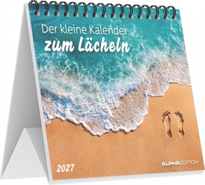 Neumann Verlage GmbH & Co KG (Hrsg.). Der kleine Kalender zum Lächeln 2027 - Tischaufstellkalender 14x12 cm mit 12 Motiven und Gute-Laune-Sprüchen. ALPHA EDITION GmbH, 2026.