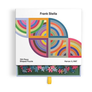 Galison. Frank Stella Harran II 750 Piece Shaped Puzzle in a Drawer Box. Abrams and Chronicle Books IWUK, 2026.