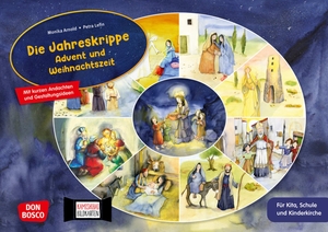 Arnold, Monika. Die Jahreskrippe: Advent und Weihnachtszeit. Kamishibai Bildkartenset - Mit kurzen Andachten und Gestaltungsideen. Für Kita, Schule und Kinderkirche. Don Bosco Medien GmbH, 2026.