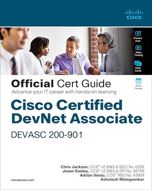 Iliesiu, Adrian / Malegaonkar, Ashutosh et al. Cisco Certified DevNet Associate DEVASC 200-901 Official Cert Guide. Pearson Education (US), 2021.
