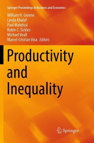 Greene, William H. / Lynda Khalaf et al (Hrsg.). Productivity and Inequality. Springer International Publishing, 2019.