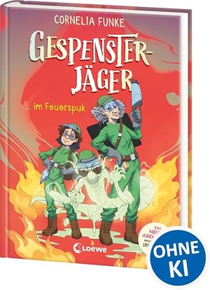 Funke, Cornelia. Gespensterjäger im Feuerspuk (Band 2) - Mit 8 neu illustrierten Farbseiten - Cornelia Funkes Klassiker-Reihe in neuem Look! - Ein Gruselabenteuer mit viel Humor ab 8 Jahren. Loewe Verlag GmbH, 2025.