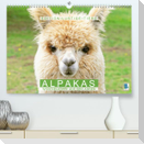 Alpakas: Wuschelköpfe aus den Anden - Edition lustige Tiere (Premium, hochwertiger DIN A2 Wandkalender 2022, Kunstdruck in Hochglanz)