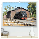 Sächsische Dampfeisenbahnen 2025 (hochwertiger Premium Wandkalender 2025 DIN A2 quer), Kunstdruck in Hochglanz
