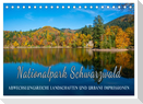 Nationalpark Schwarzwald ¿ abwechslungsreiche Landschaften und urbane Impressionen (Tischkalender 2024 DIN A5 quer), CALVENDO Monatskalender