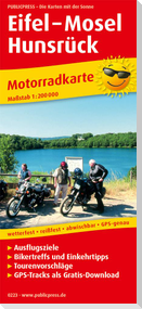 Motorradkarte Eifel - Mosel - Hunsrück 1:200 000