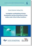 Investigation and Modelling of Vortex Development and Gas Entrainment in Pump Intakes under Critical Inflow Conditions