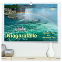 Niagarafälle - American Falls und Horseshoe Fall (hochwertiger Premium Wandkalender 2025 DIN A2 quer), Kunstdruck in Hochglanz