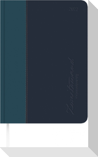 Buchkalender Premium Water türkis-blau A5 2027