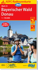 ADFC-Radtourenkarte 23 Bayerischer Wald Donau 1:150.000, reiß- und wetterfest, GPS-Tracks Download