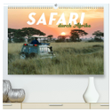 Safari durch Afrika (hochwertiger Premium Wandkalender 2025 DIN A2 quer), Kunstdruck in Hochglanz
