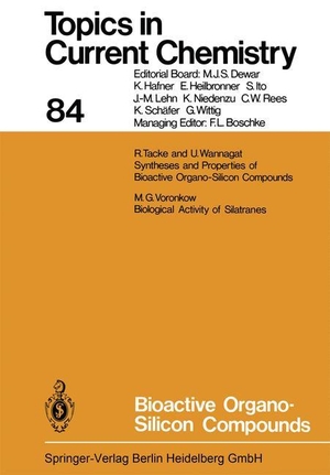 Houk, Kendall N. / Wong, Chi-Huey et al. Bioactive Organo-Silicon Compounds. Springer Berlin Heidelberg, 2013.