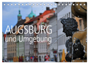 Augsburg und Umgebung (Tischkalender 2025 DIN A5 quer), CALVENDO Monatskalender