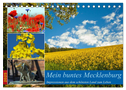 Mein buntes Mecklenburg (Tischkalender 2025 DIN A5 quer), CALVENDO Monatskalender
