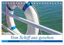 Vom Schiff aus gesehen - Mit dem Dampfer auf dem Ammersee (Tischkalender 2024 DIN A5 quer), CALVENDO Monatskalender