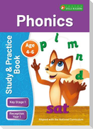 KS1 Phonics Study & Practice Book for Ages 4-6 (Reception -Year 1) Perfect for learning at home or use in the classroom